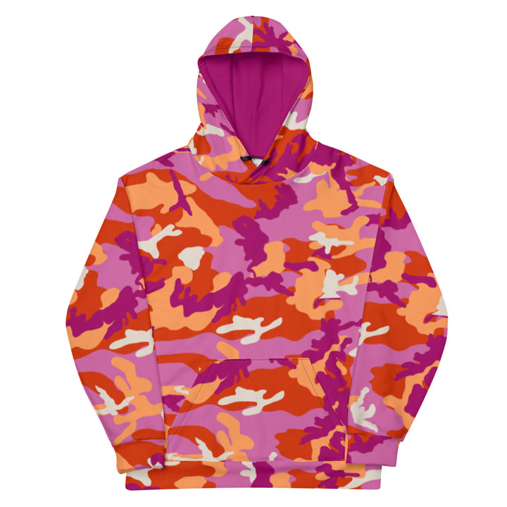 Lesbian Camo Hoodie Hoodies AOP The Rainbow Stores