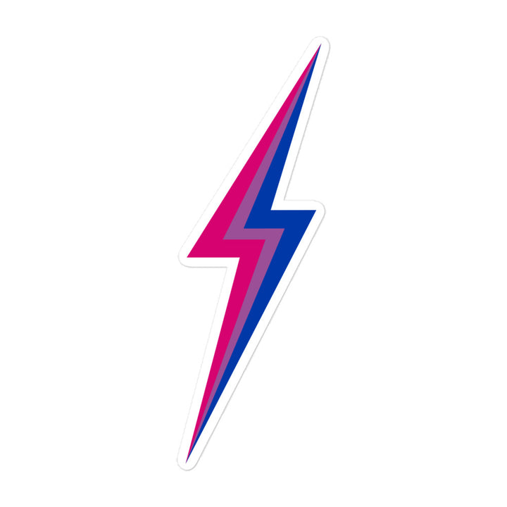 Bisexual Pride Lightning Sticker Stickers The Rainbow Stores