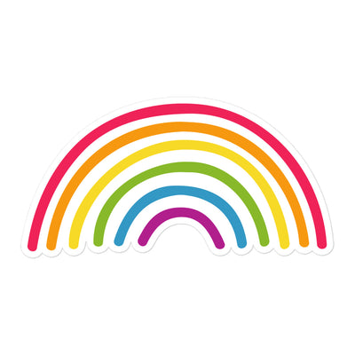 Hand Drawn Pride Rainbow Sticker Stickers The Rainbow Stores