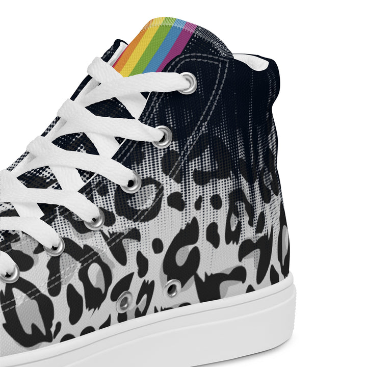 Faded Leopard High Top Trainers (male sizes) High Tops The Rainbow Stores