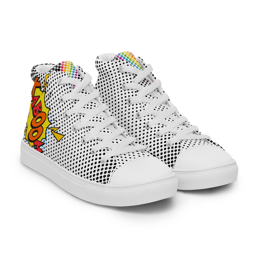 Pow! Pop Art High Top Trainers (male sizes) High Tops The Rainbow Stores