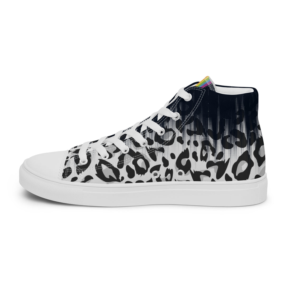 Faded Leopard High Top Trainers (male sizes) High Tops The Rainbow Stores