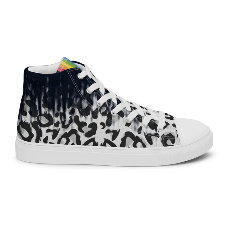 Faded Leopard High Top Trainers (male sizes) High Tops The Rainbow Stores