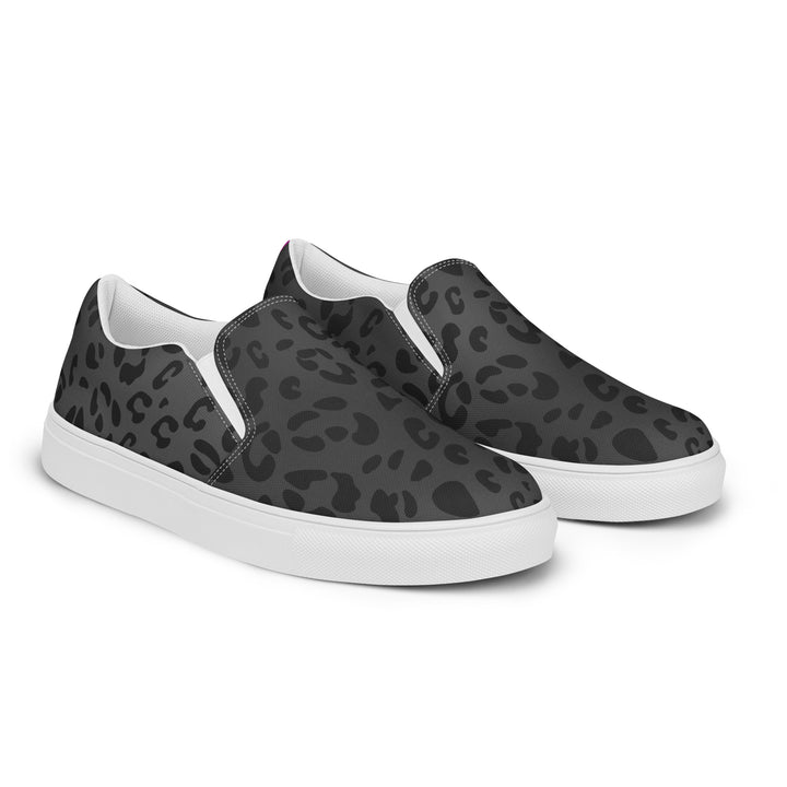 Rainbow Black Leopard Slip-on Shoes (male sizes) Slip Ons The Rainbow Stores