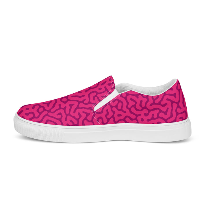 Red Turing Pattern Slip-on Shoes (male sizes) Slip Ons The Rainbow Stores