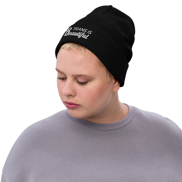 Trans Is Beautiful Eco Beanie Hats The Rainbow Stores