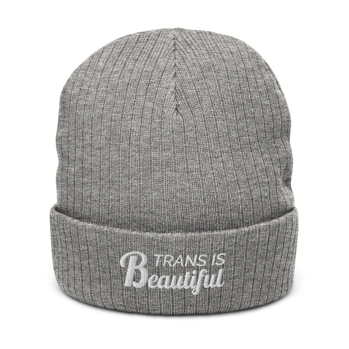 Trans Is Beautiful Eco Beanie Hats The Rainbow Stores