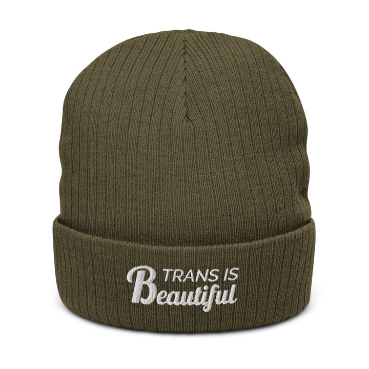 Trans Is Beautiful Eco Beanie Hats The Rainbow Stores