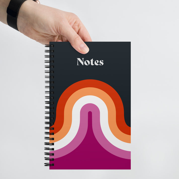 70s Lesbian Design Notebook Notebooks The Rainbow Stores