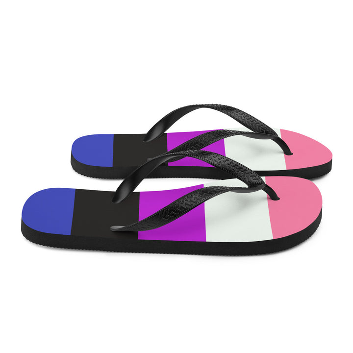 Gender Fluid Flag Flip-Flops Flip Flops The Rainbow Stores