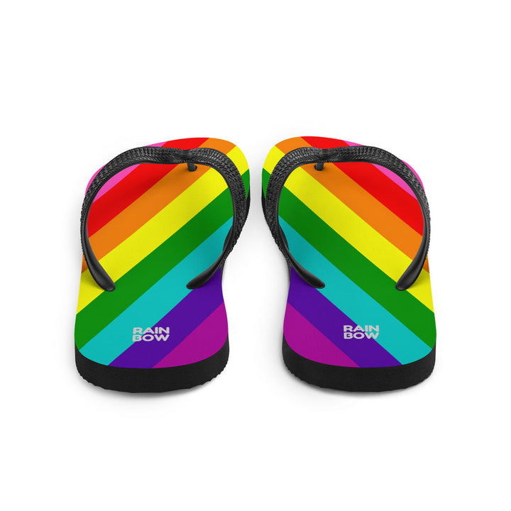 Gilbert Baker Original Pride Flag Flip-Flops Flip Flops The Rainbow Stores