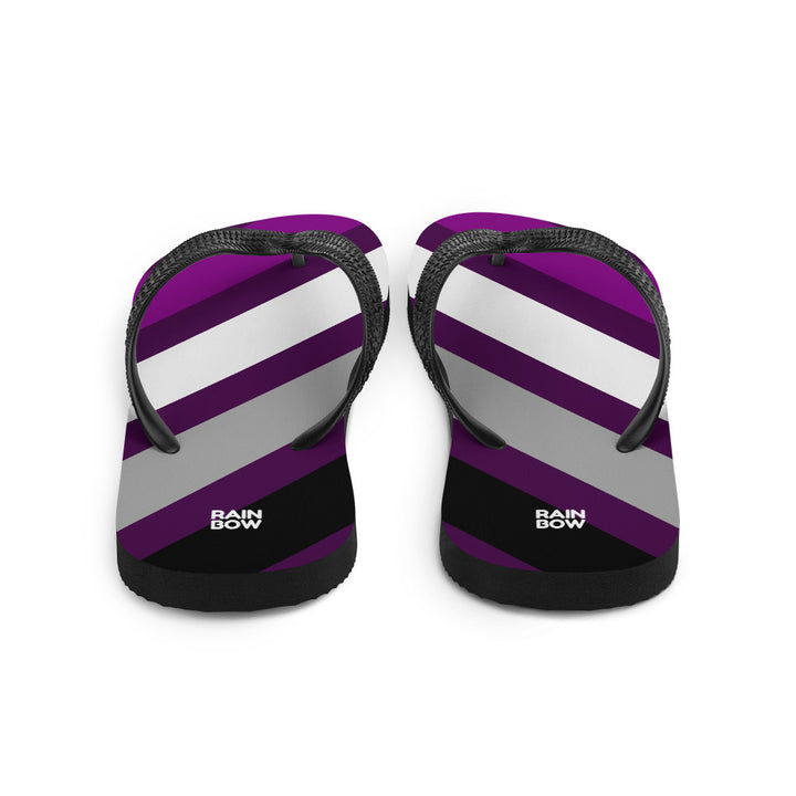 Asexual Diagonal Stripes Flip-Flops Flip Flops The Rainbow Stores