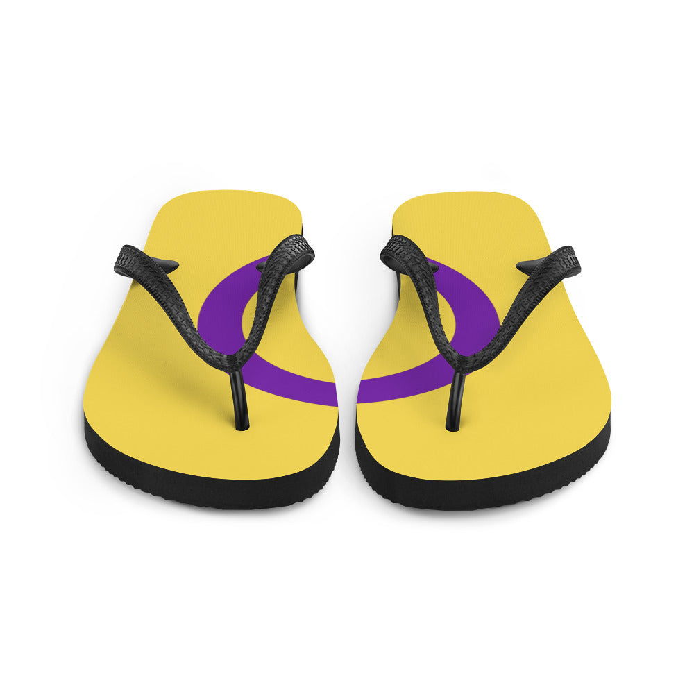 Intersex Pride Flag Flip-Flops Flip Flops The Rainbow Stores