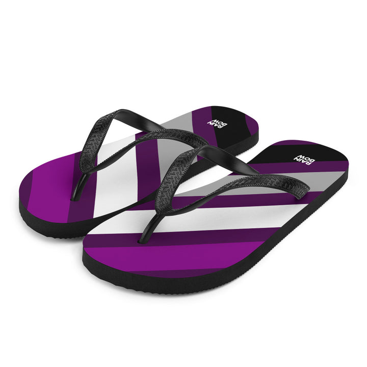 Asexual Diagonal Stripes Flip-Flops Flip Flops The Rainbow Stores