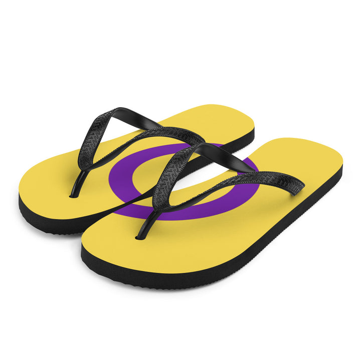 Intersex Pride Flag Flip-Flops Flip Flops The Rainbow Stores