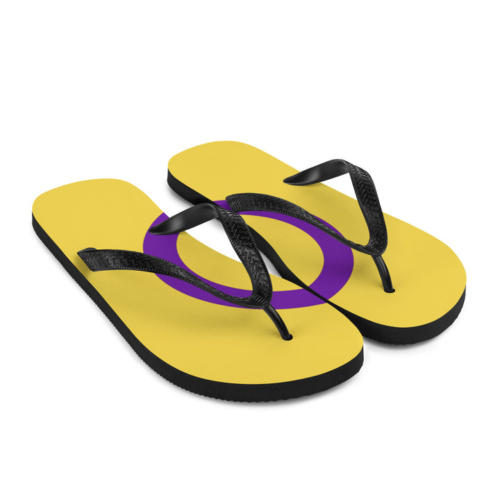 Intersex Pride Flag Flip-Flops Flip Flops The Rainbow Stores