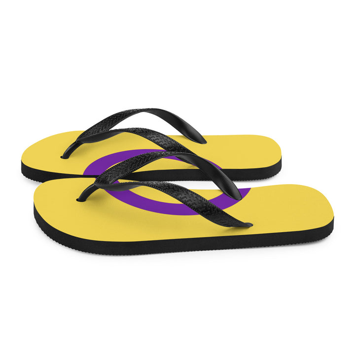 Intersex Pride Flag Flip-Flops Flip Flops The Rainbow Stores