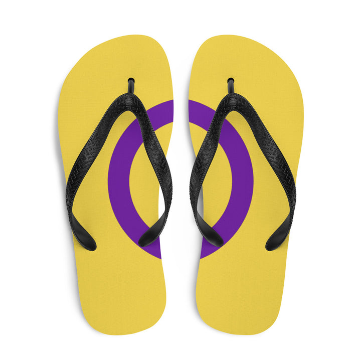 Intersex Pride Flag Flip-Flops Flip Flops The Rainbow Stores