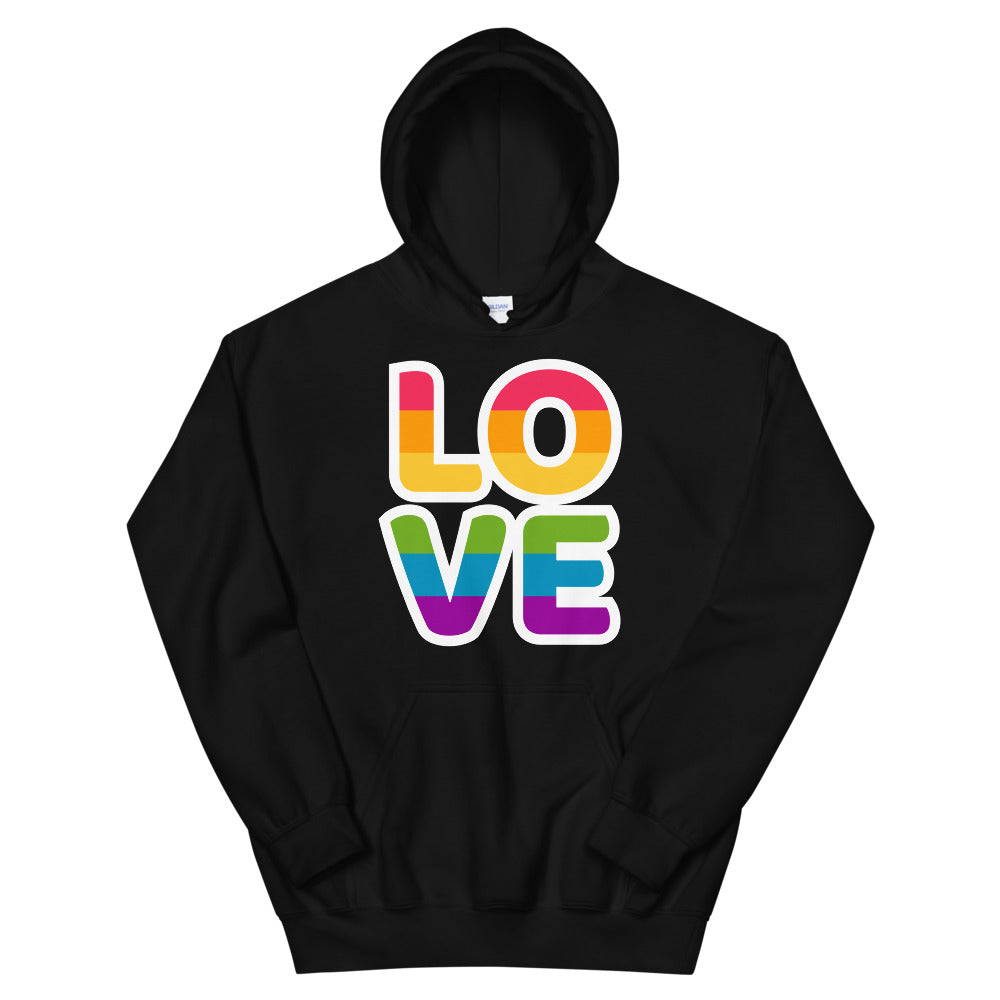 Love Pop Art Hoodie Hoodies The Rainbow Stores