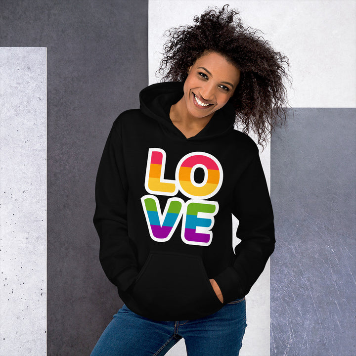 Love Pop Art Hoodie Hoodies The Rainbow Stores