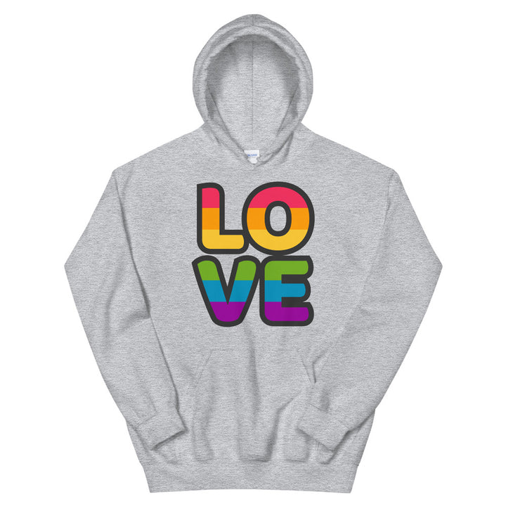 Love Pop Art Hoodie Hoodies The Rainbow Stores