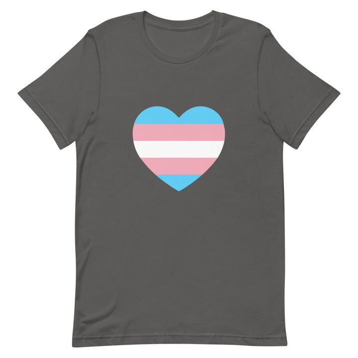 Trans Heart Flag T-Shirt T-shirts The Rainbow Stores