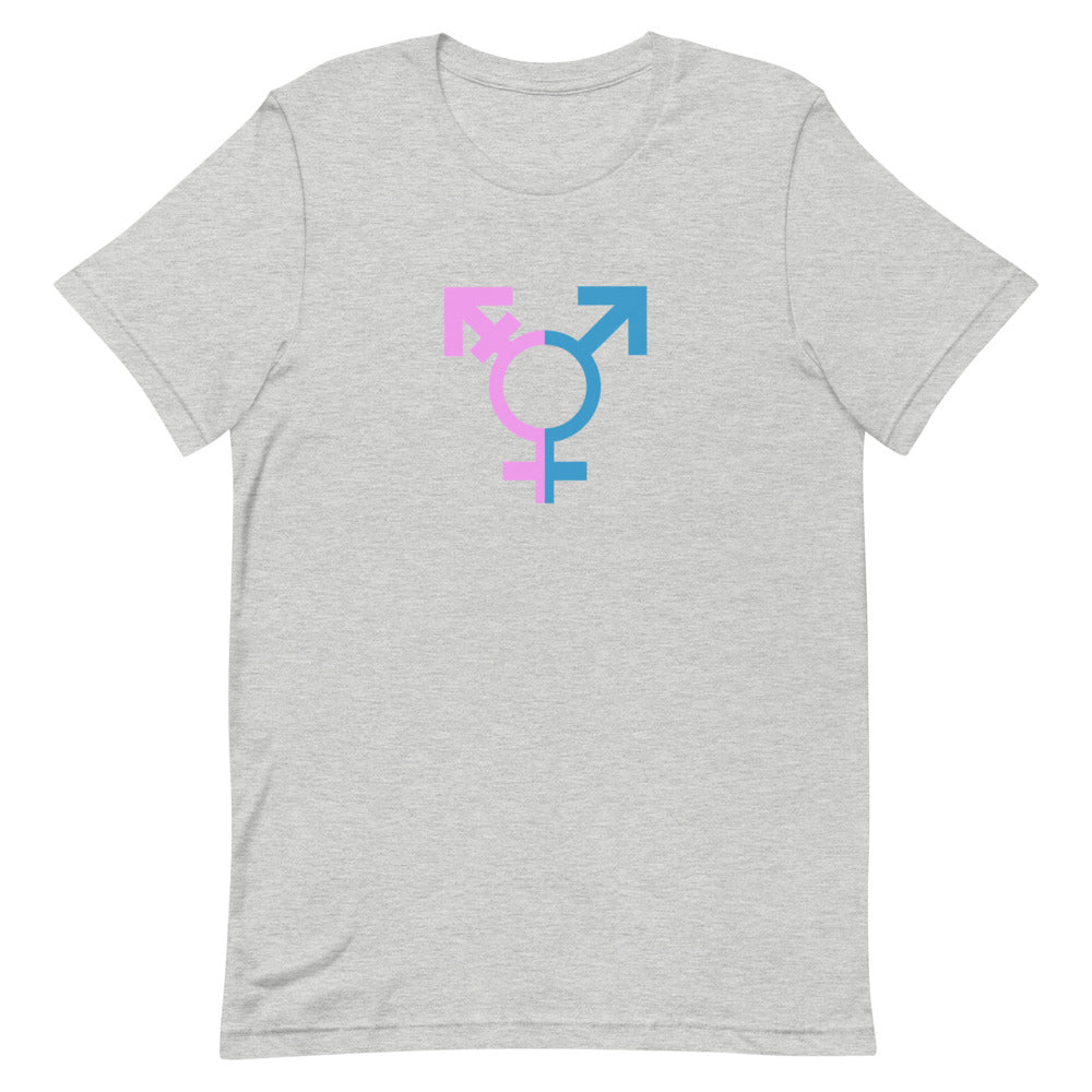 Two Tone Trans Symbol T-Shirt T-shirts The Rainbow Stores