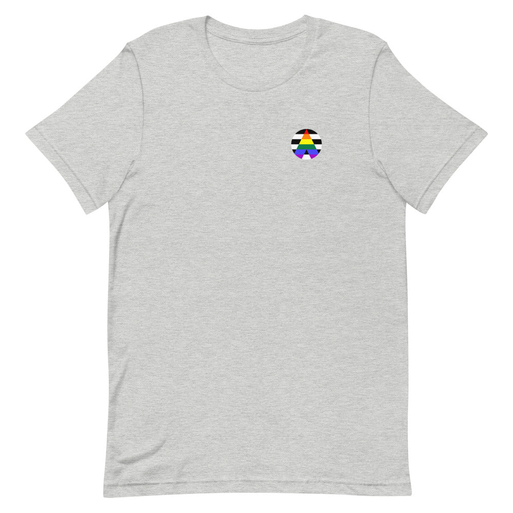 LGBTQ+ Ally Badge T-Shirt T-shirts The Rainbow Stores