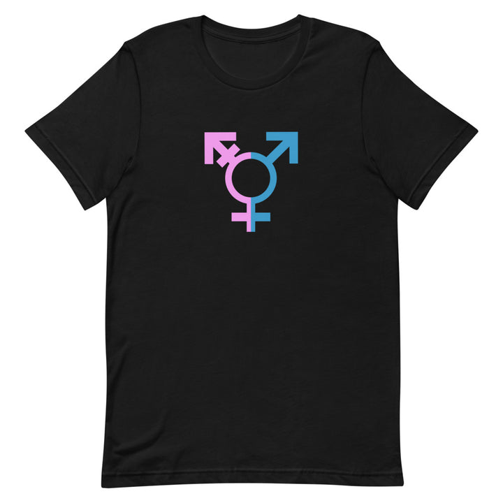 Two Tone Trans Symbol T-Shirt T-shirts The Rainbow Stores