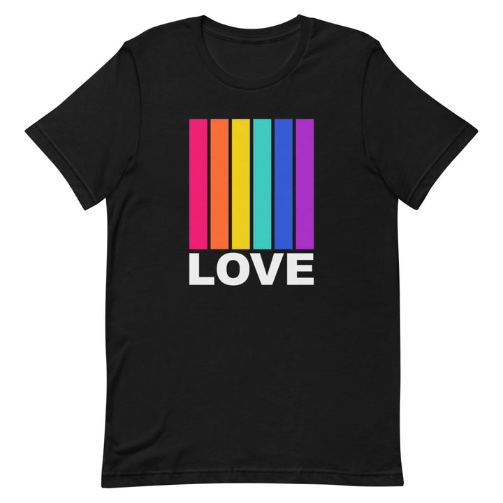 Bright Love Lines T-Shirt T-shirts The Rainbow Stores