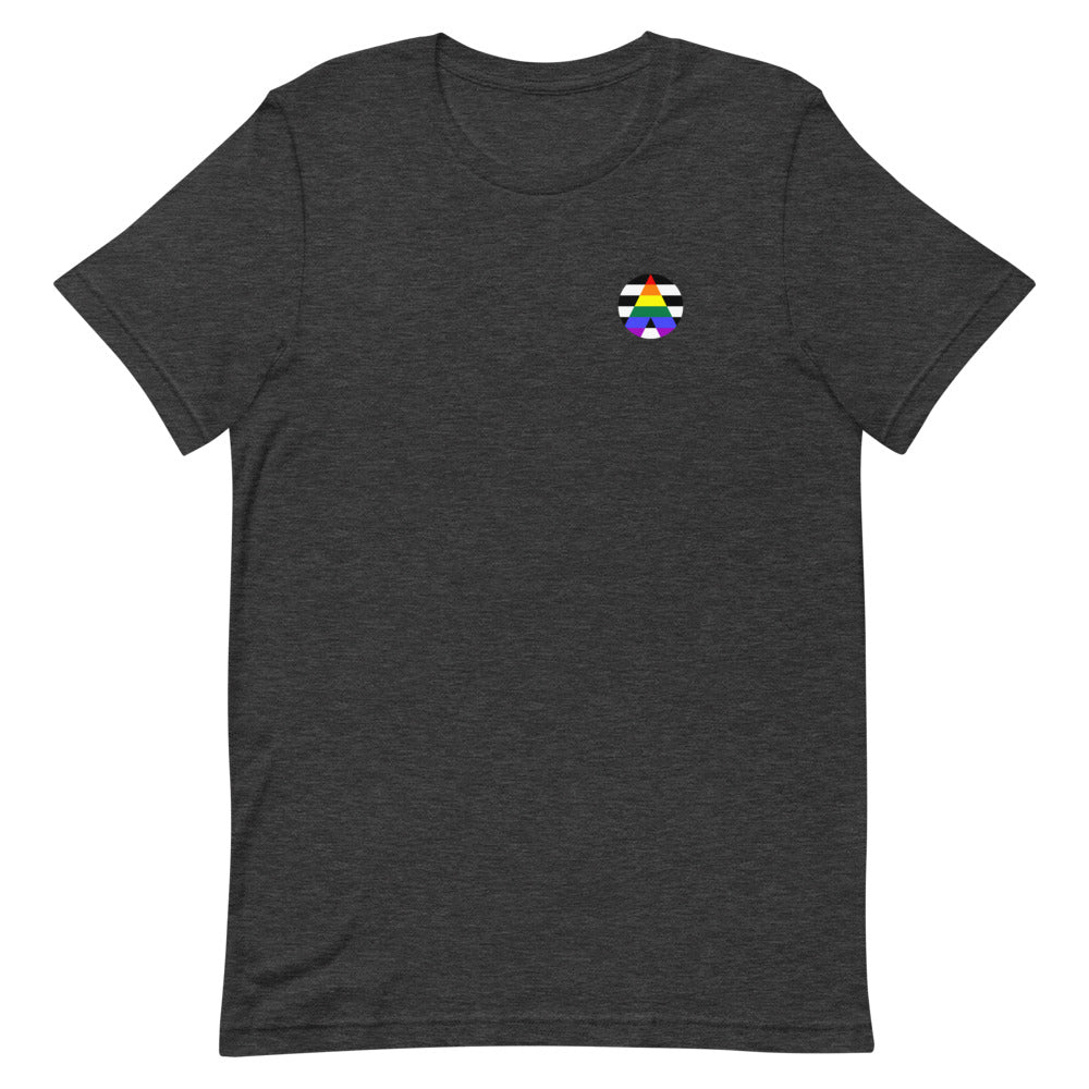 LGBTQ+ Ally Badge T-Shirt T-shirts The Rainbow Stores