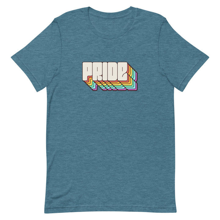 Pride With A Rainbow Shadow T-Shirt T-shirts The Rainbow Stores