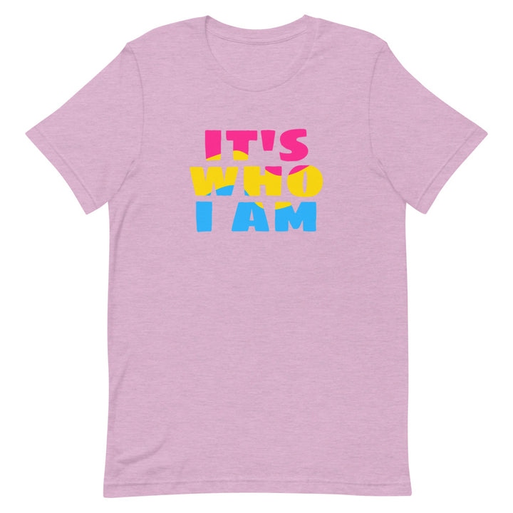 It's Who I Am (Pansexual Flag) T-Shirt T-shirts The Rainbow Stores