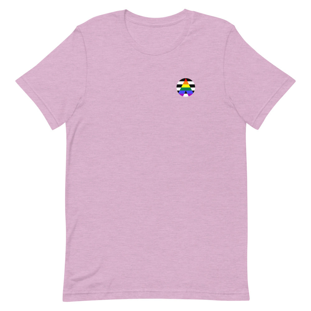 LGBTQ+ Ally Badge T-Shirt T-shirts The Rainbow Stores