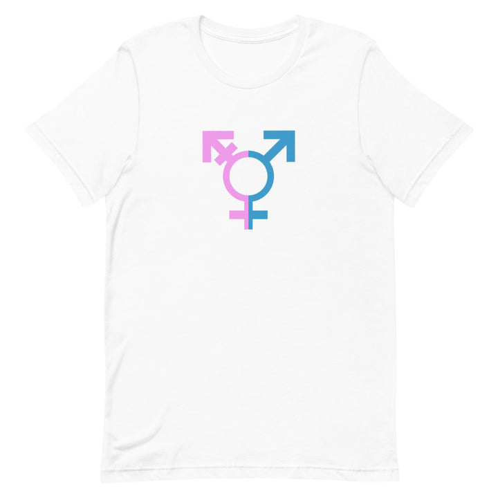 Two Tone Trans Symbol T-Shirt T-shirts The Rainbow Stores