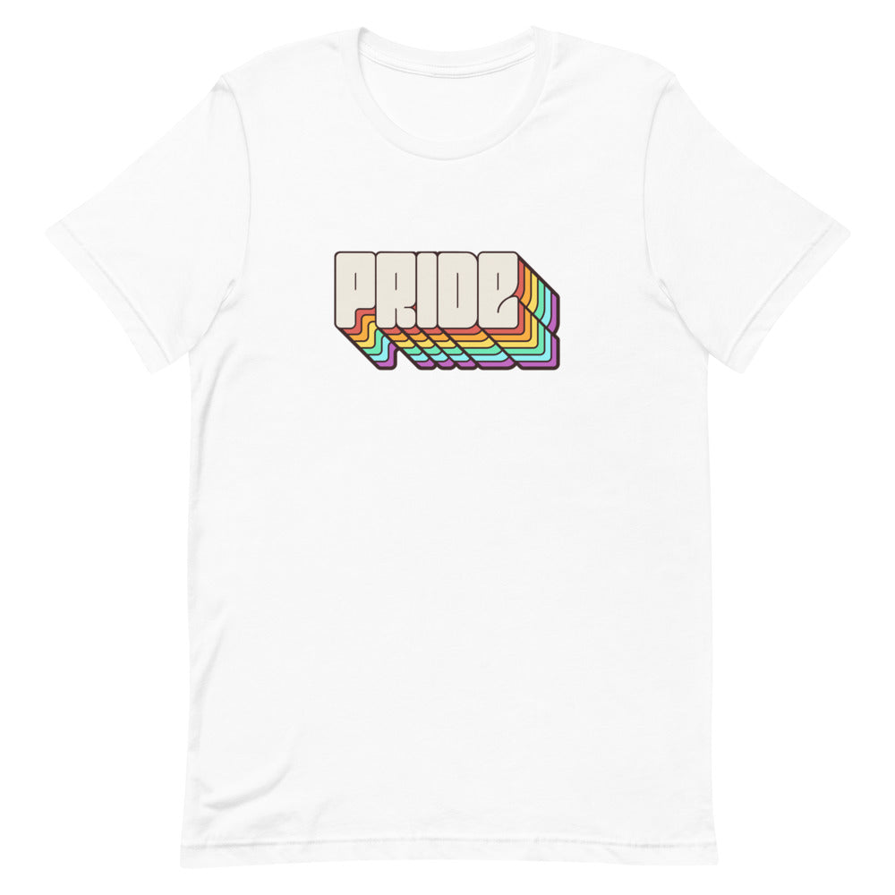 Pride With A Rainbow Shadow T-Shirt T-shirts The Rainbow Stores