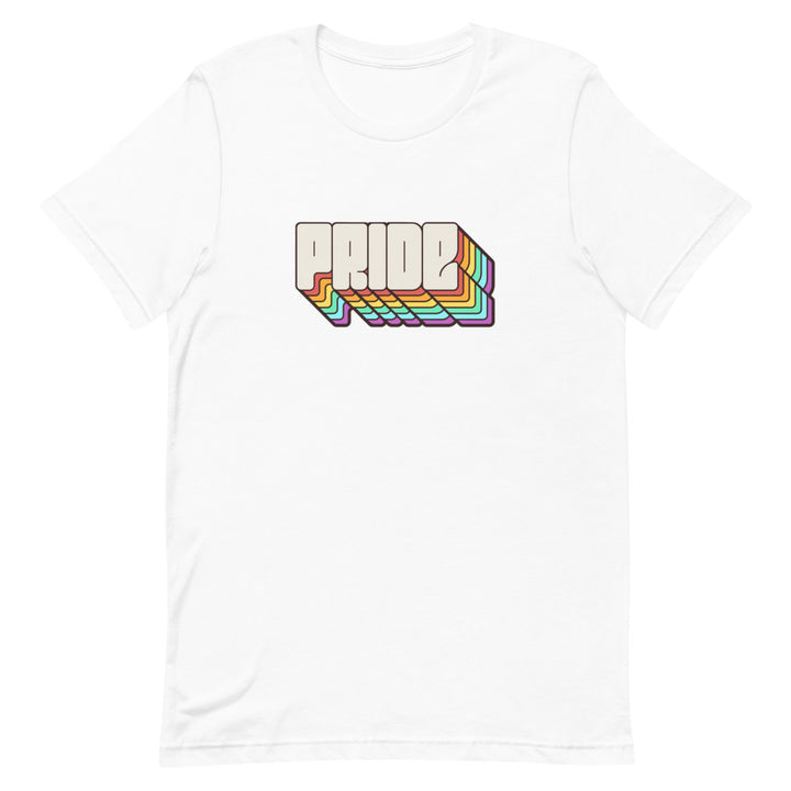 Pride With A Rainbow Shadow T-Shirt T-shirts The Rainbow Stores