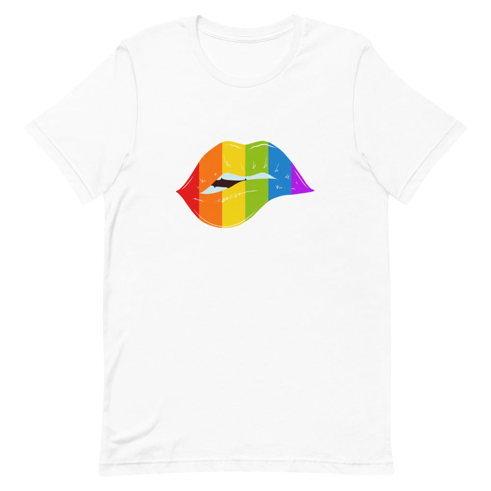 Rainbow Lips Unisex T-Shirt T-shirts The Rainbow Stores