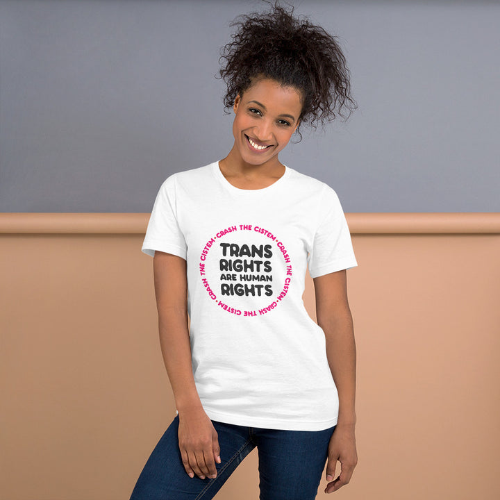 Trans Rights Are Human Rights T-Shirt T-shirts The Rainbow Stores