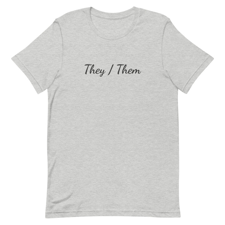 They / Them Pronouns T-Shirt T-shirts The Rainbow Stores