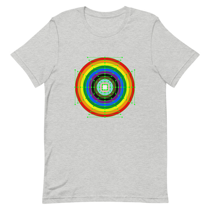 Rainbow Roundel Digital Art T-Shirt T-shirts The Rainbow Stores