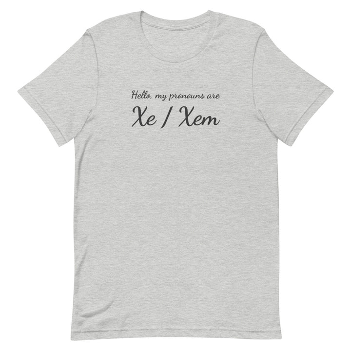 Xe / Xem Pronouns T-Shirt T-shirts The Rainbow Stores