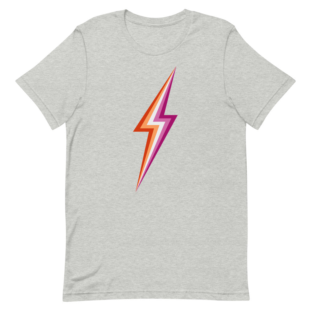 Lesbian Lightning T-Shirt T-shirts The Rainbow Stores