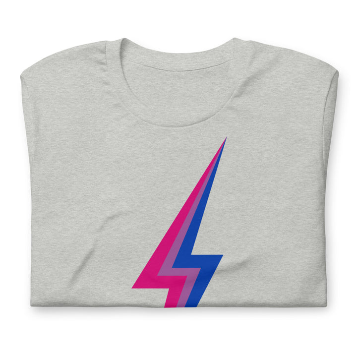 Bisexual Lightning T-Shirt T-shirts The Rainbow Stores