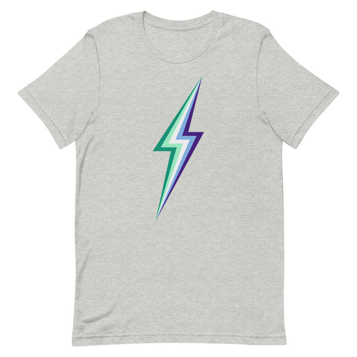 Gay Men's Pride Flag Lightning T-Shirt T-shirts The Rainbow Stores