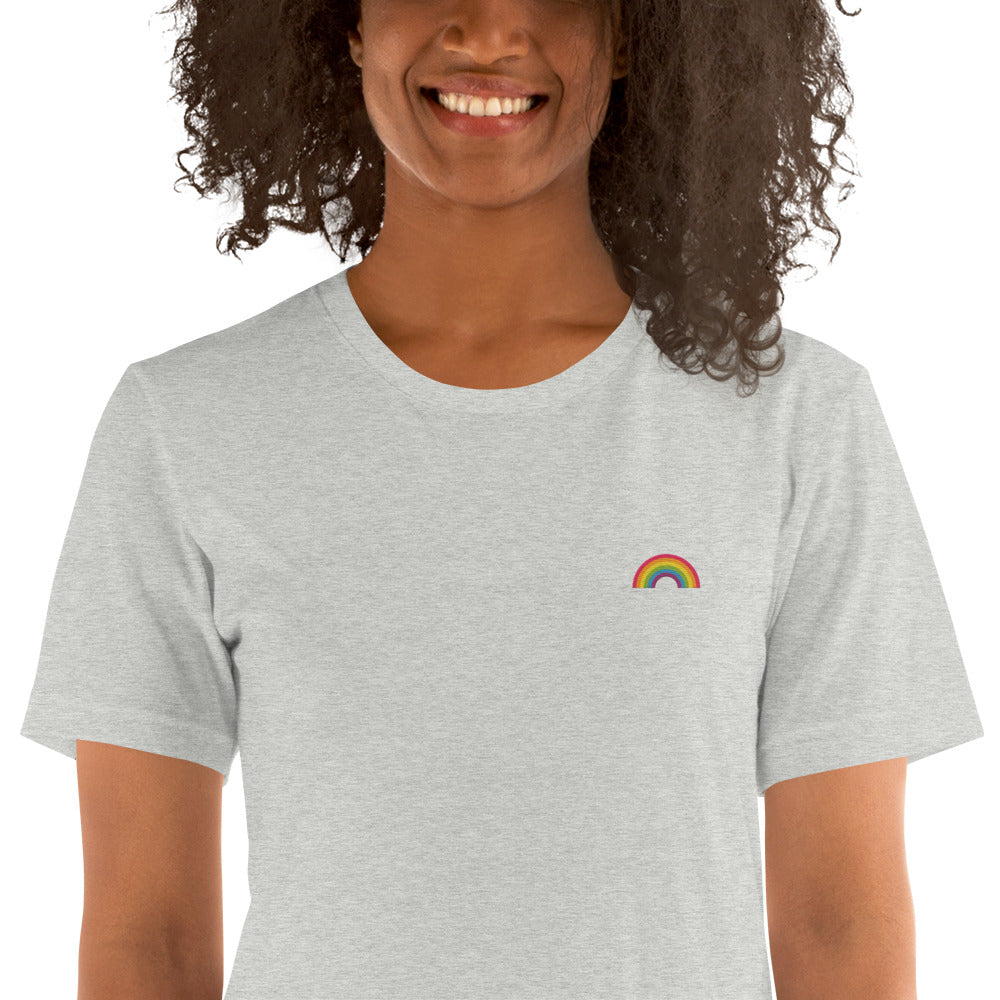 Embroidered Rainbow T-Shirt T-shirts The Rainbow Stores