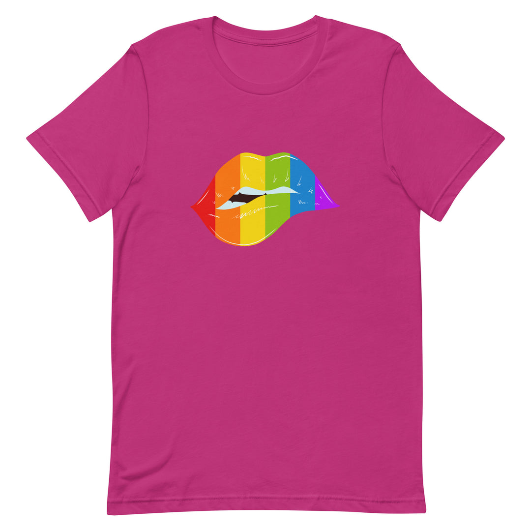 Rainbow Lips Unisex T-Shirt T-shirts The Rainbow Stores