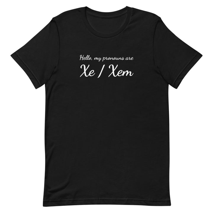 Xe / Xem Pronouns T-Shirt T-shirts The Rainbow Stores