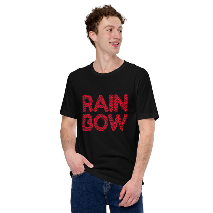 Red Leopard Logo T-Shirt T-shirts The Rainbow Stores