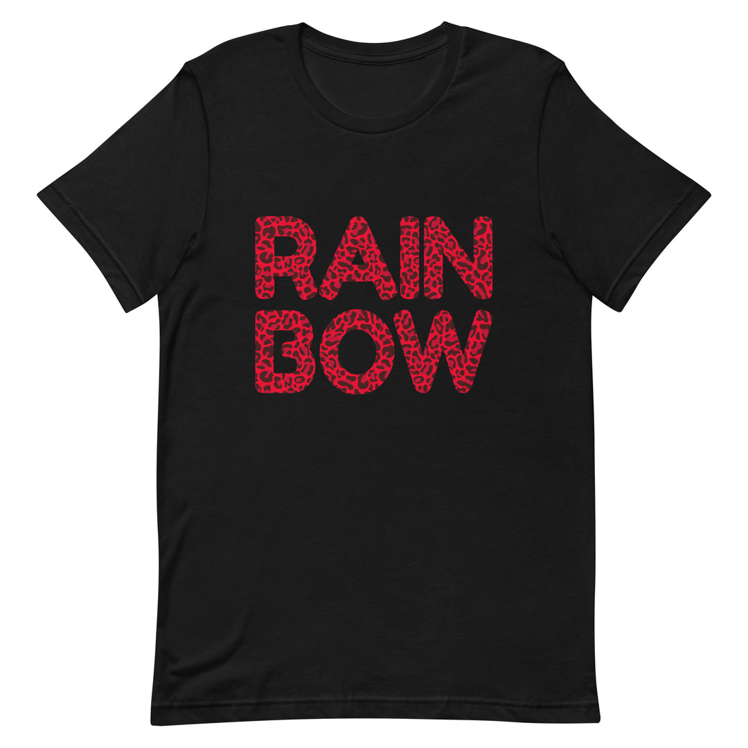 Red Leopard Logo T-Shirt T-shirts The Rainbow Stores